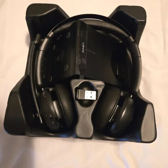 LEVN Wireless Headset, Wireless Headset with Mic for Work, AI Noise Cancelling, - Picture 3 of 7